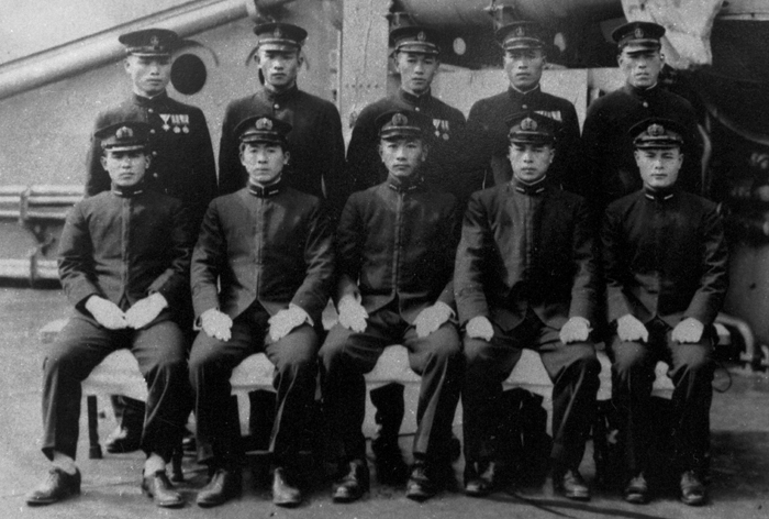 Historic photo: Pearl Harbor midget sub crews