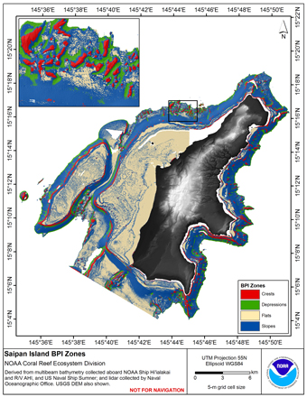 Image map of guam BPI Zones.