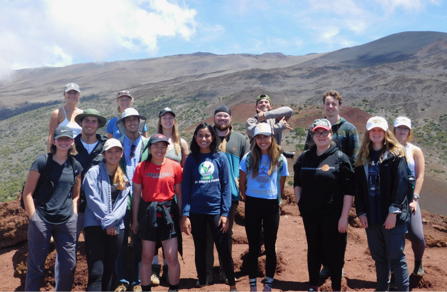 students collecting samples image