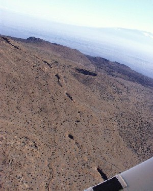 a view of the Hualalai summit