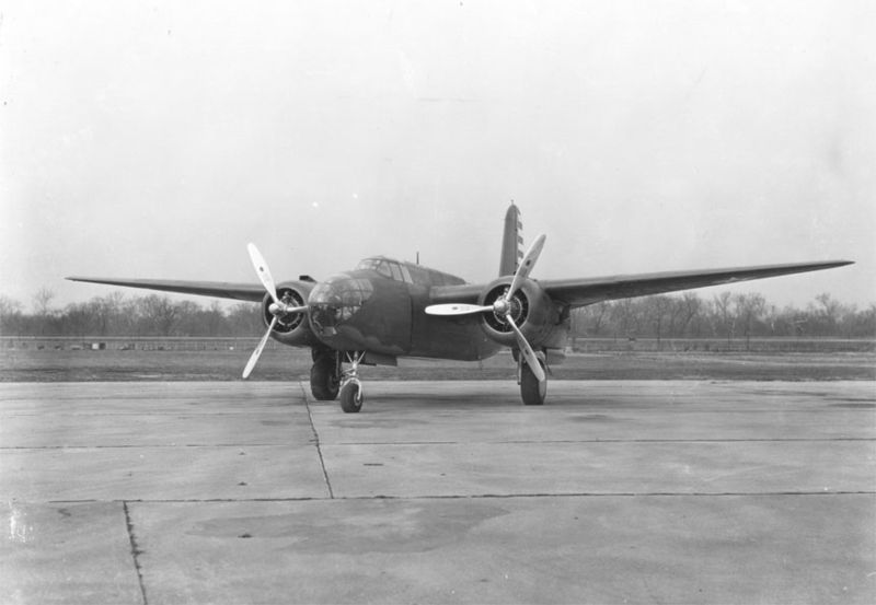 Historic photo: A-20A Havoc on runway