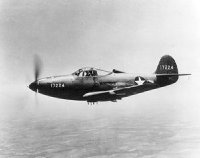 Historic photo: P-39 Airacobra in flight