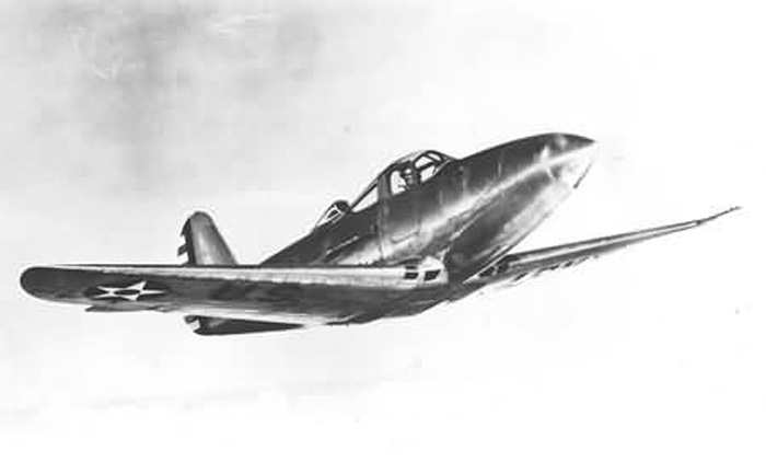 Historic photo: P-39 Airacobra in flight
