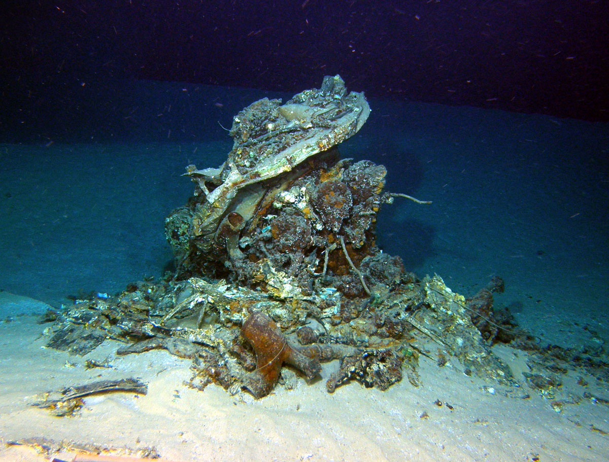 Survey: Engine, wing root and wreckage