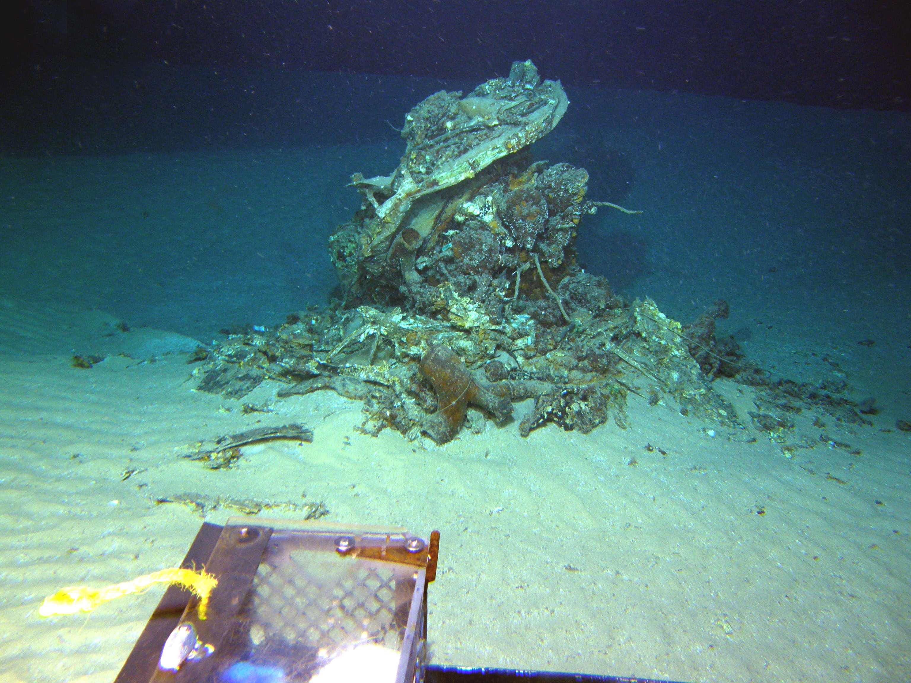 Survey: Engine, wing root and wreckage