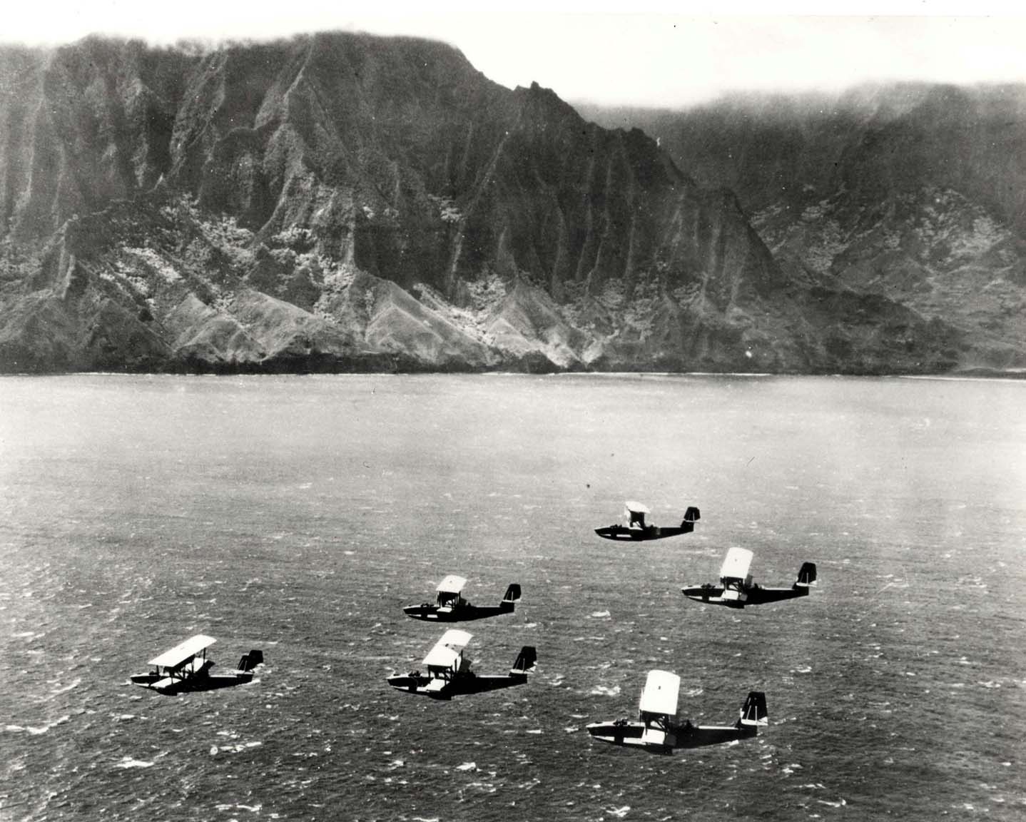 Historic photo: PK-1s off Molokai