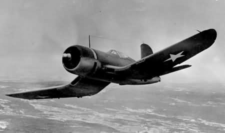 Historic photo: F4U Corsair in flight