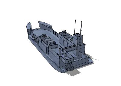 Diagram: LCT-9 landing craft