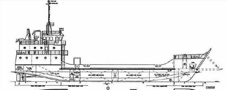 Diagram: LCT-9 landing craft