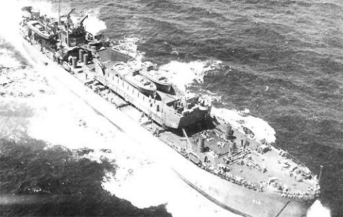 Historic photo: LST-43 amphibious vessel
