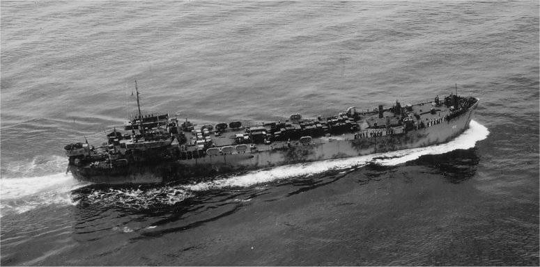 Historic photo: LST-43 amphibious vessel