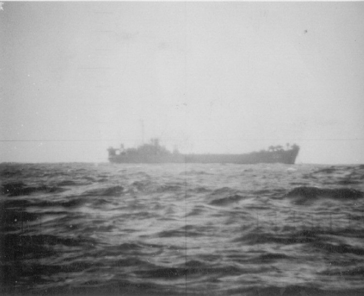 Historic photo: LST-561 sinking