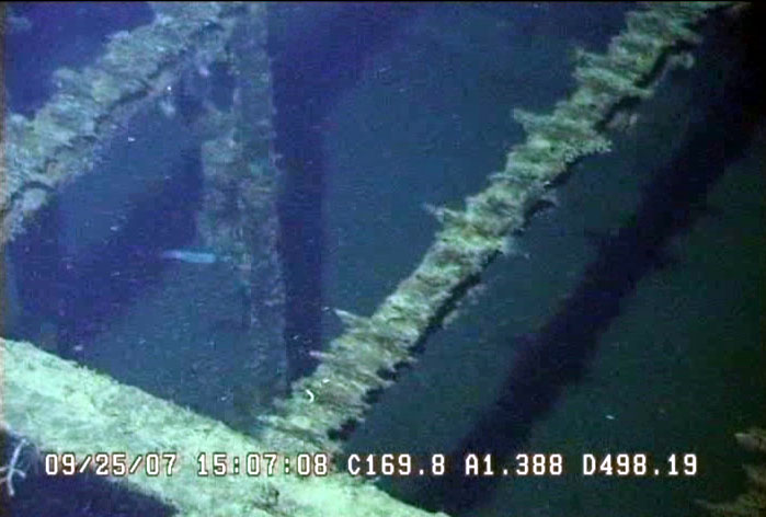 Survey: SS Helene below decks