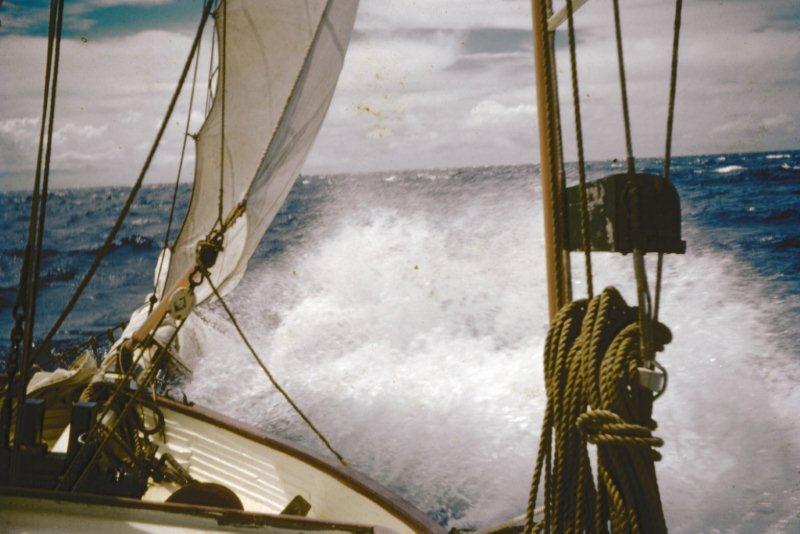Historic photo: Kualoa at sea
