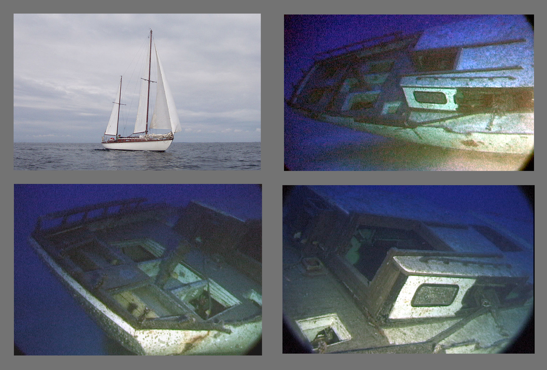 Composite: Ketch sailboat