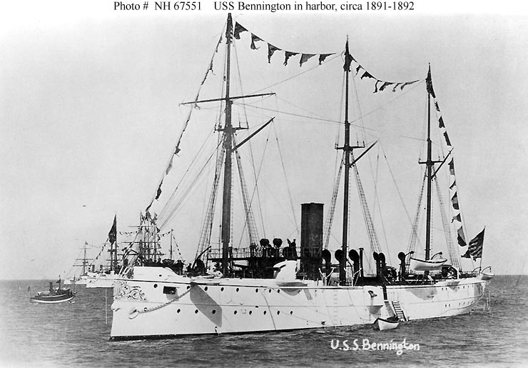Historic photo: USS Bennington