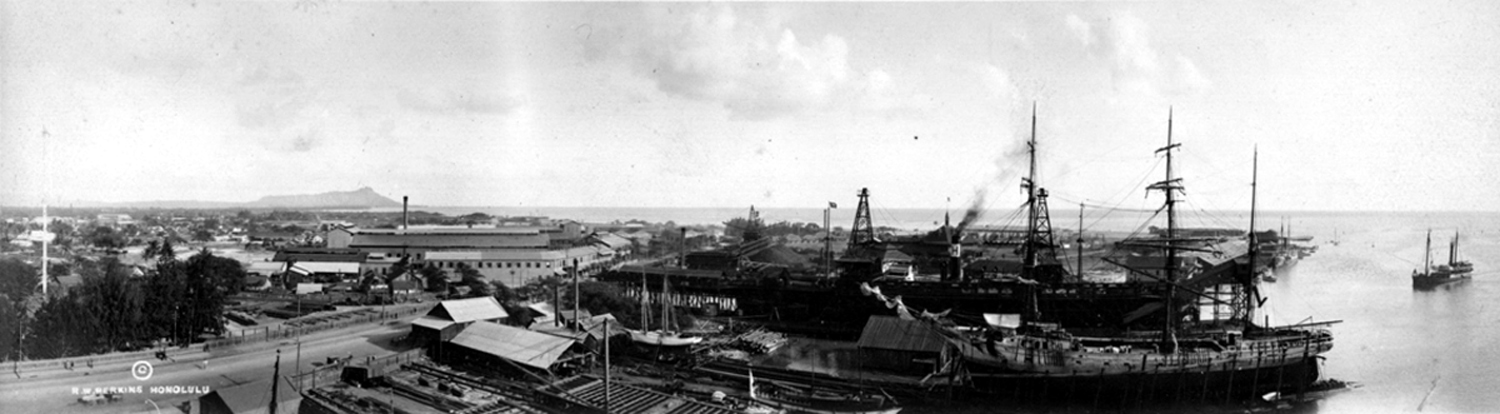 Historic photo: 1902 inter-island steamship dry dock