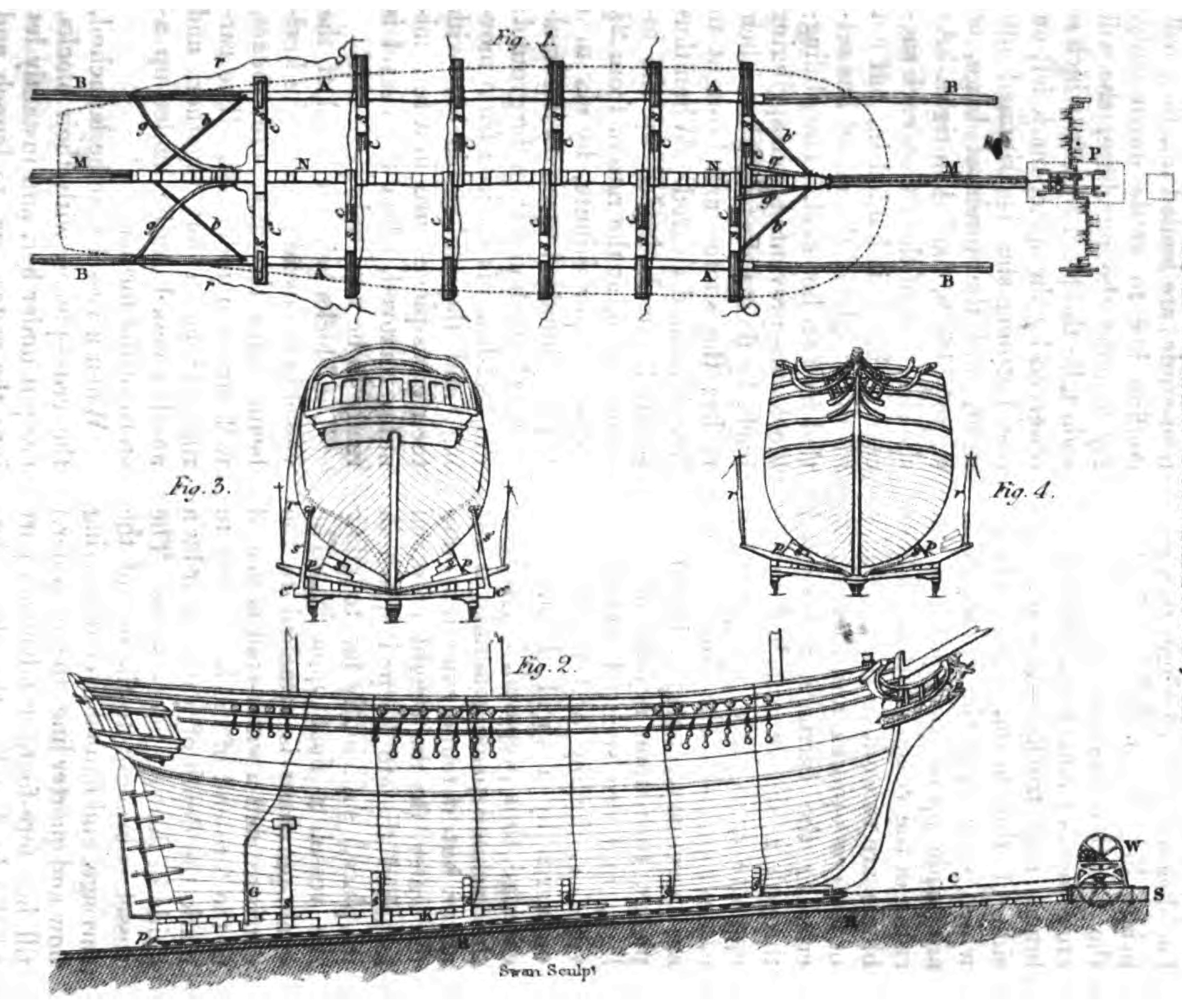 Diagram: Mortons patent slip
