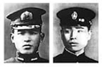 Historic photo: Akira Hiro and Yoshio Katayama