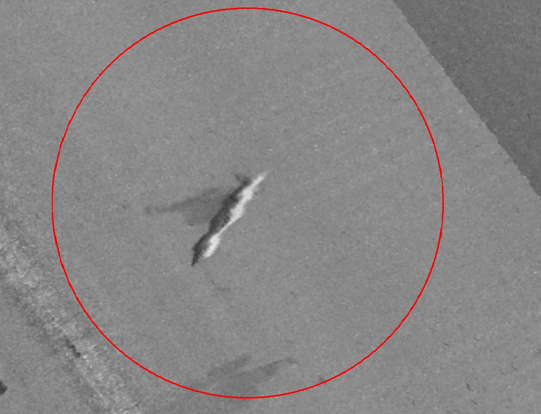 Historic photo: USS S-4 boat SS target