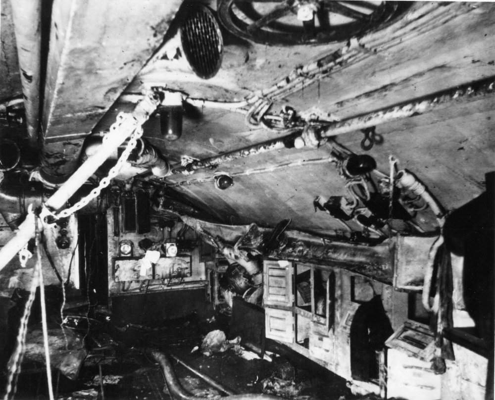 Historic photo: USS S-4 after recovery