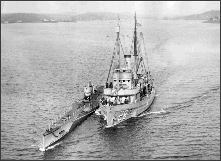 Historic photo: USS S-4 restored with Falcon