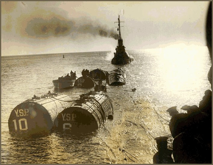 Historic photo: USS S-4 under tow