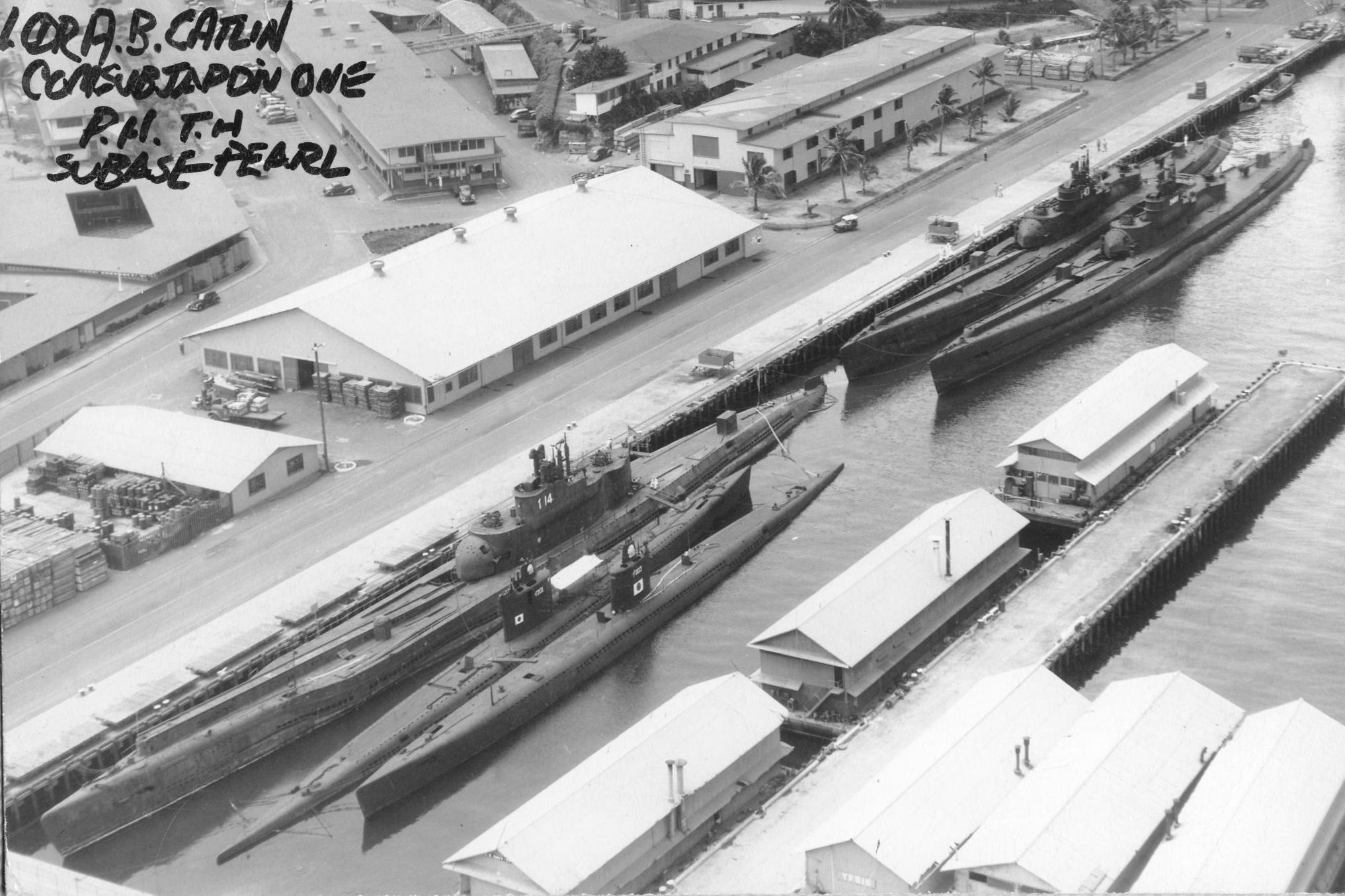 Historic photo: All five I-boats