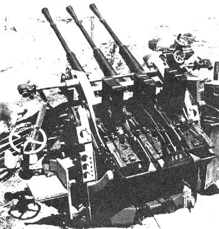 Historic photo: Japanese type 96 25 mm AA