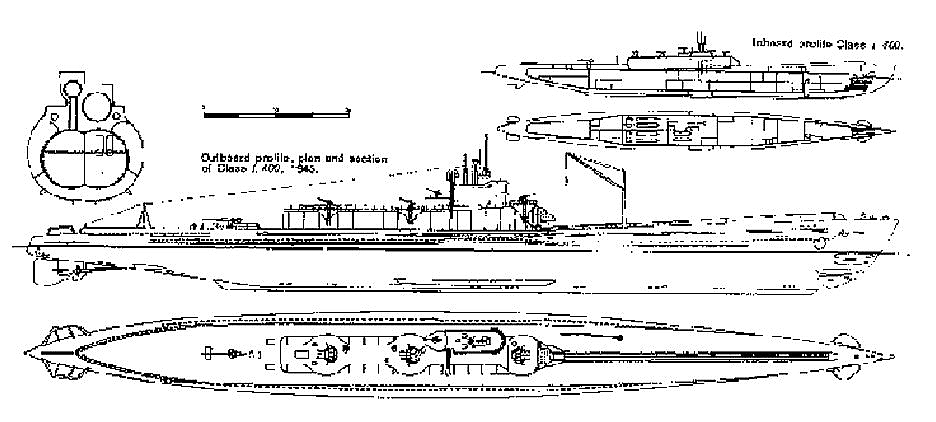 Diagram: I-400 class