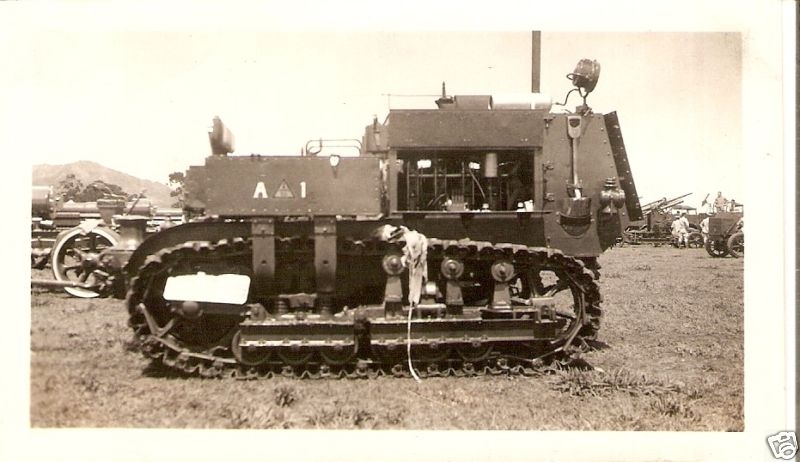 Historic photo: US tractor of coastal artillery in Hawaii 1935