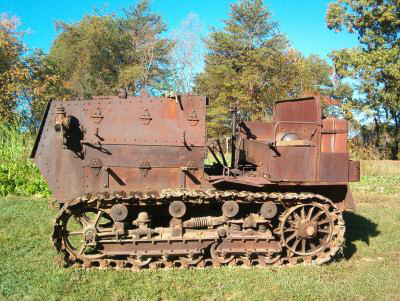 Historic photo: Holt 1918 WI military tractor