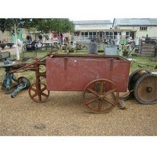 Historic photo: Water cart