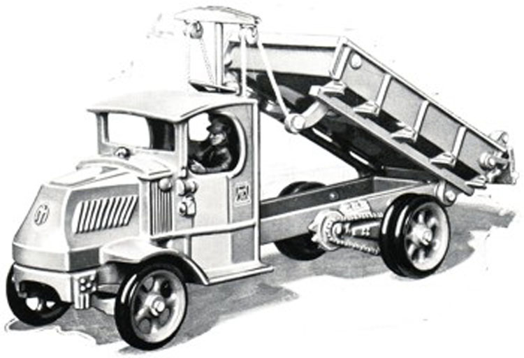 Historic photo: Miniature Mack truck
