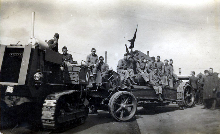 Historic photo: WWI halftrack