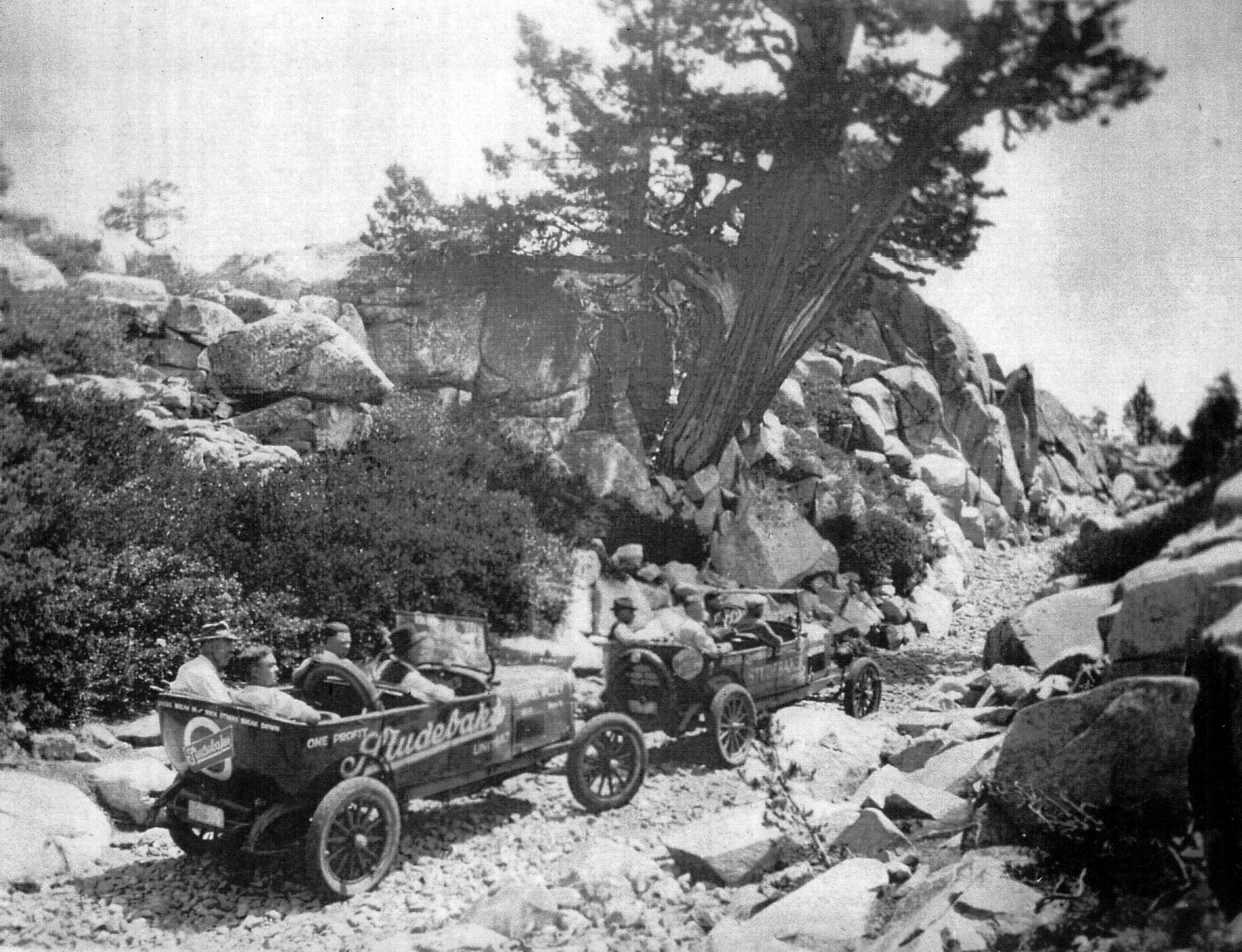 Historic photo: Studebaker rear view