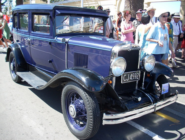 Historic photo: 1930 Chevy sedan