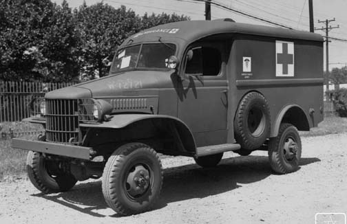 Historic photo: WC-9 ambulance Historic photo: WC-9 ambulance
