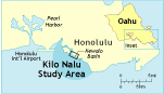 Map of Kilo Nalu study area