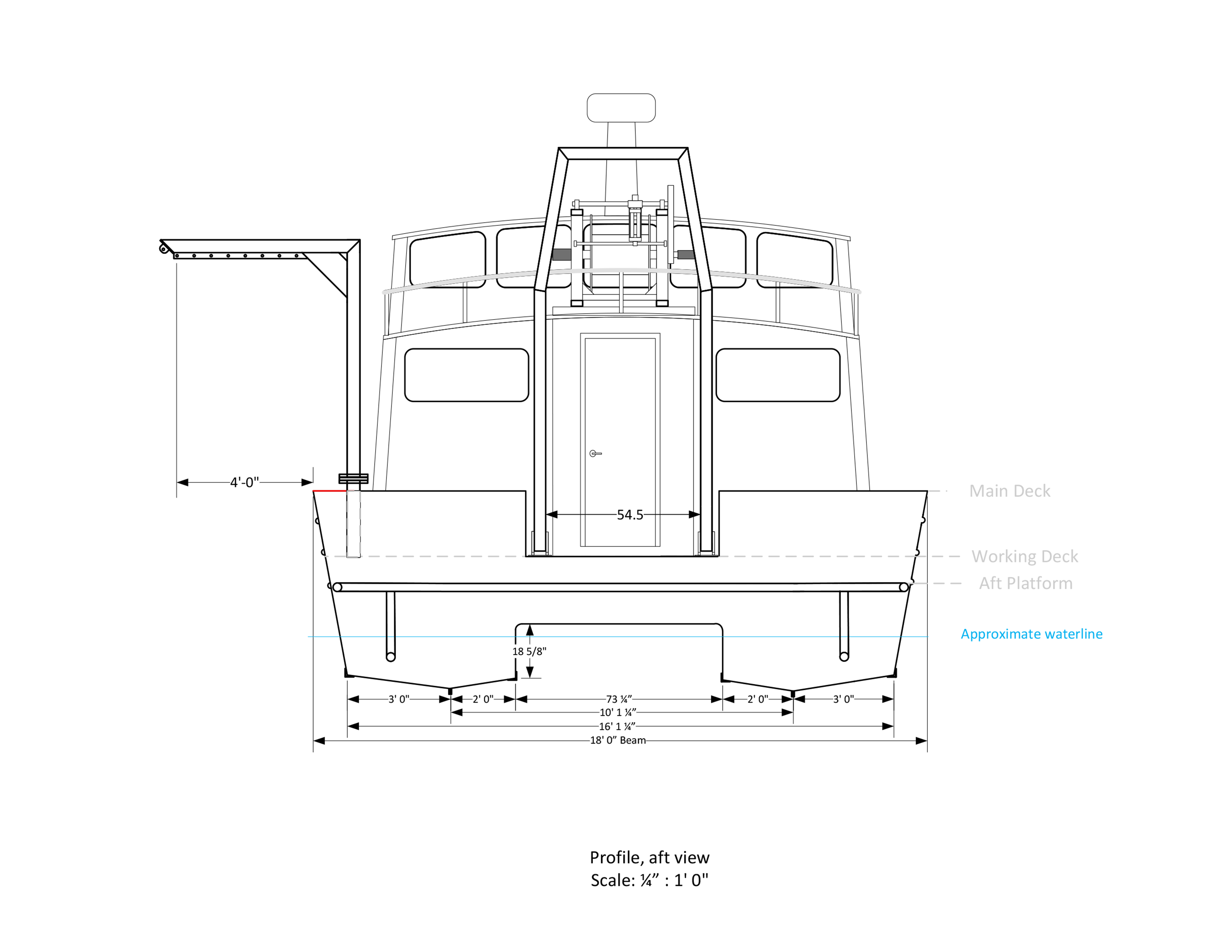 R/V Kaunana Deck Plans
