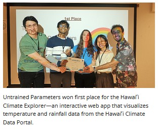 ATMO graduate student Gerardo Rivera Tello tackles real-worlds issues at AI hackathon
