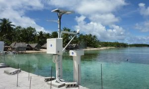 Sea-Level gauge on a pier