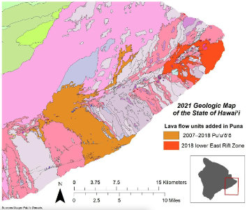 2022 Hawaiian Geology Map