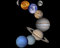 Image of 'The Solar System.' Link to Details of Field.
