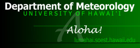 Department of Meteorology: Aloha!