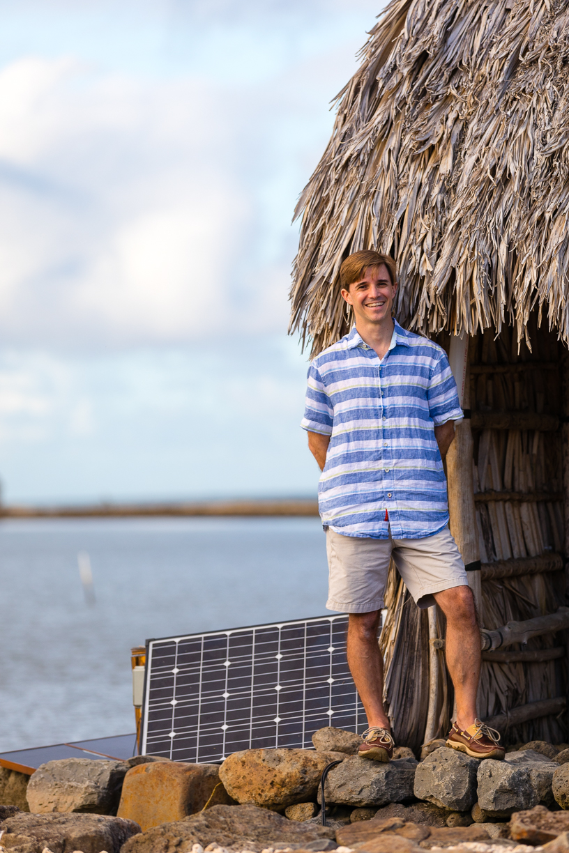 Brian at He'eia Fishpond