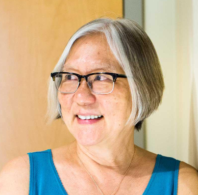 Image of Dr. Inez Fung Seminar Speaker. Photo of woman with short grey hair, glasses, smiling