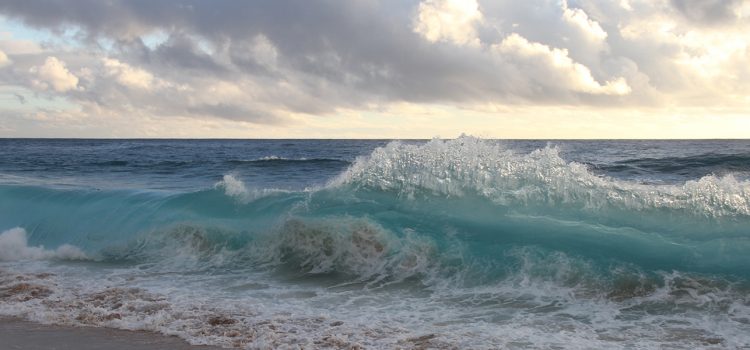 Image of waves on beach