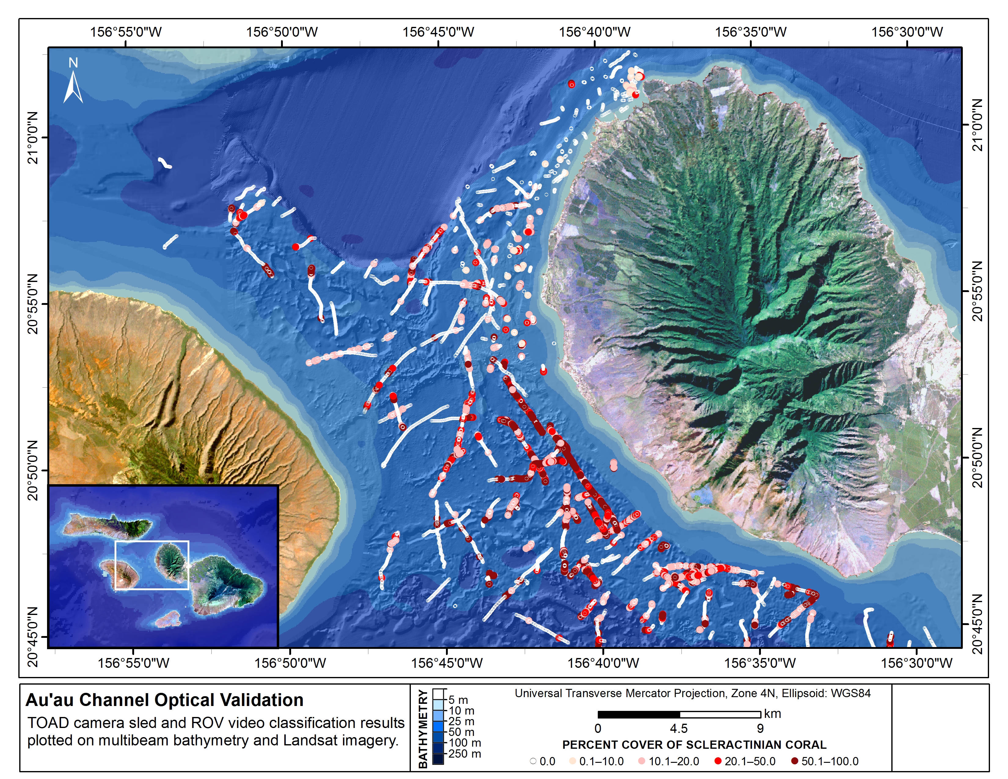 Maui: Optical Validation | Pacific Islands Benthic Habitat Mapping Center
