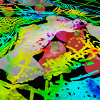 Topography and seafloor relief near the Big Island